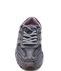 ASH Kasar Washed Suede Lace Up Sneakers