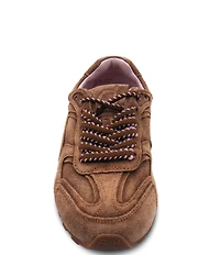 ASH Kasar Washed Suede Lace Up Sneakers