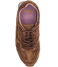 ASH Kasar Washed Suede Lace Up Sneakers