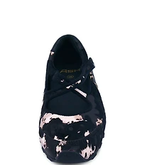 ASH Kore Bis Cow Print Calf Hair X-Band Sneaker Flats