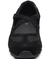 ASH Kore Leather and Mesh Crossover Mary Jane Sneakers