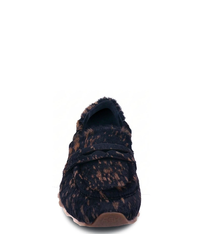 ASH Kriss Pony Print Calf Hair Penny Loafers
