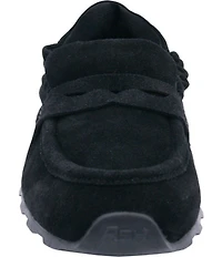 ASH Kriss Suede Penny Loafers