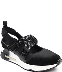 ASH Lotus Ornamented Slingback Mary Jane Wedge Sneakers