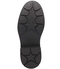 ASH Margot Leather Buckle Strap Hardware Stud Trim Chelsea Booties