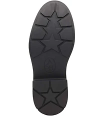 ASH Margot Suede Buckle Strap Hardware Stud Trim Chelsea Booties