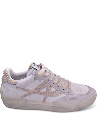 ASH Moonlight Studded Leather Lace Up Sneakers