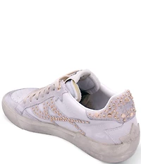 ASH Moonlight Studded Leather Lace Up Sneakers