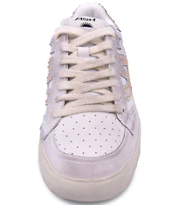 ASH Moonlight Studded Leather Lace Up Sneakers
