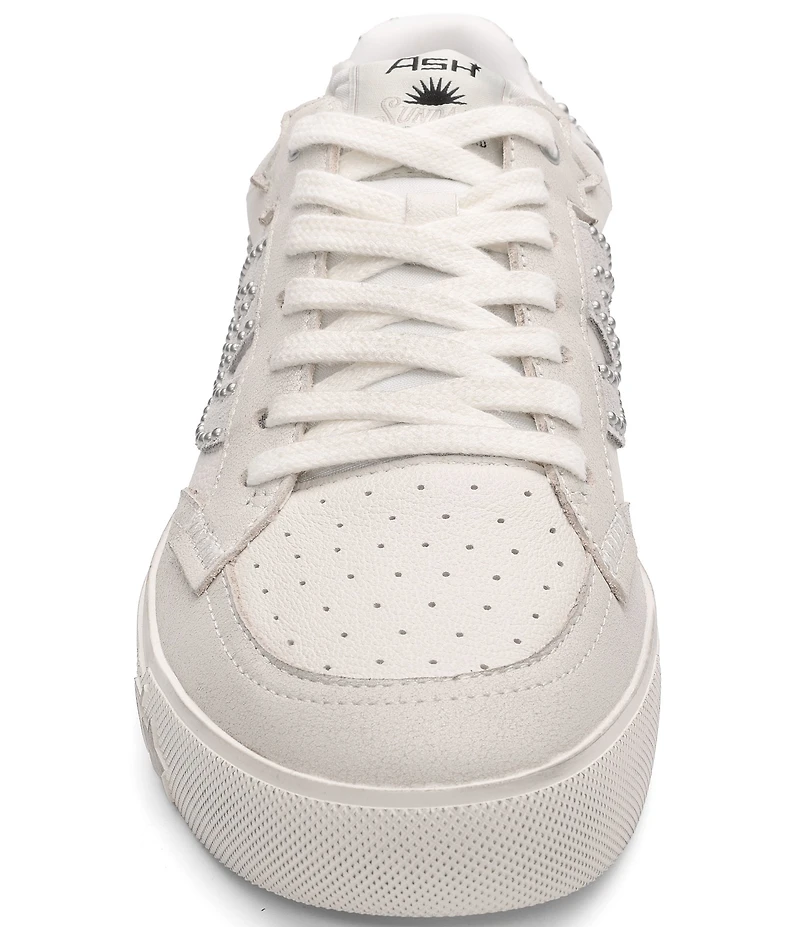 ASH Moonlight Studded Leather Platform Sneakers