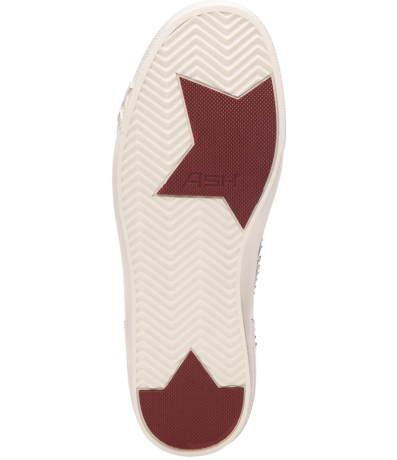 ASH Moonlight Studded Leather Platform Sneakers