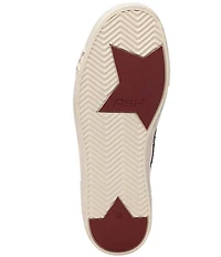 ASH Moonlight Leather Stud Detail Lace Up Sneakers