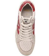 ASH Moonlight Leather Stud Detail Lace Up Sneakers