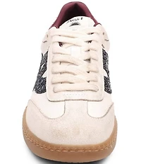 ASH Sunset Leather and Glitter Lace Up Sneakers