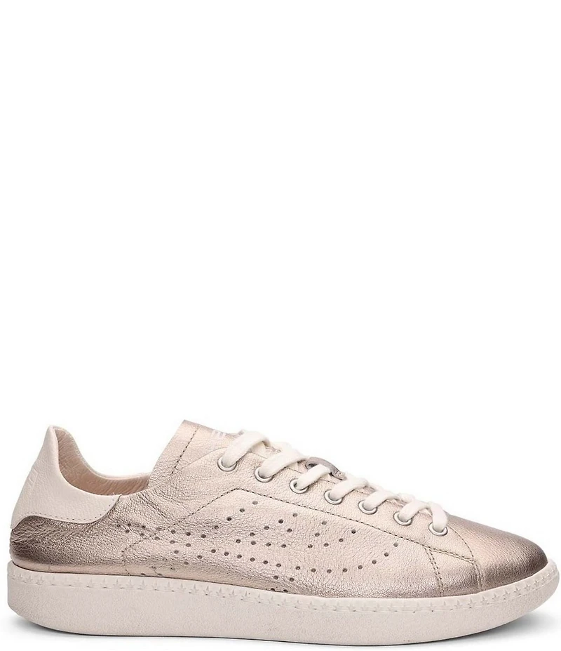 ASH Super Metallic Leather Lace-Up Sneakers
