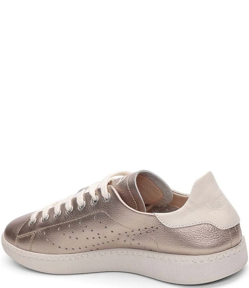 ASH Super Metallic Leather Lace-Up Sneakers
