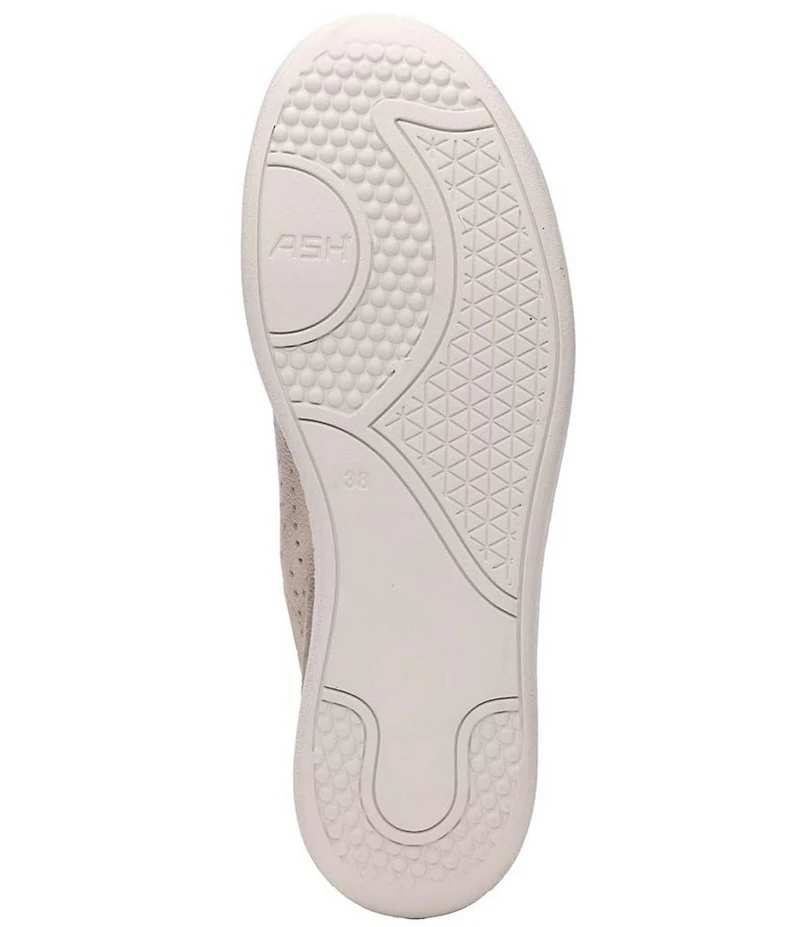 ASH Super Metallic Leather Lace-Up Sneakers