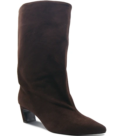 ASH Vanya Suede Mid Calf Boots