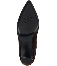 ASH Vanya Suede Mid Calf Boots