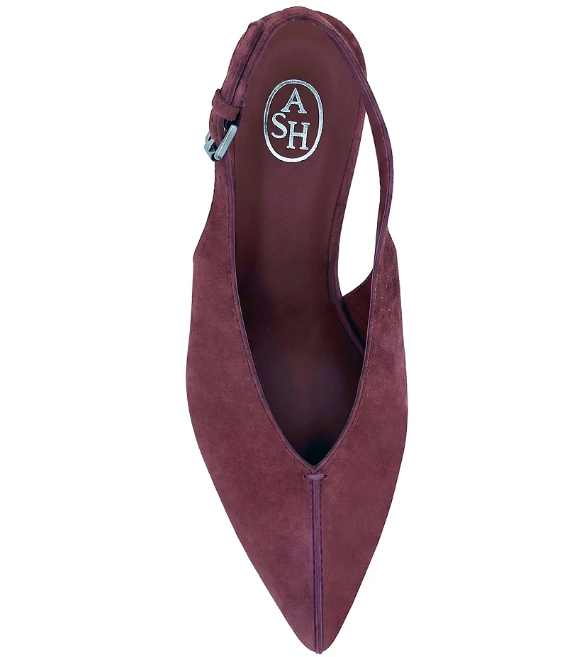ASH Vera Suede Slingback Pumps