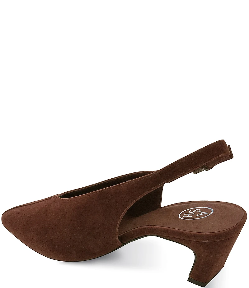 ASH Vera Suede Slingback Pumps