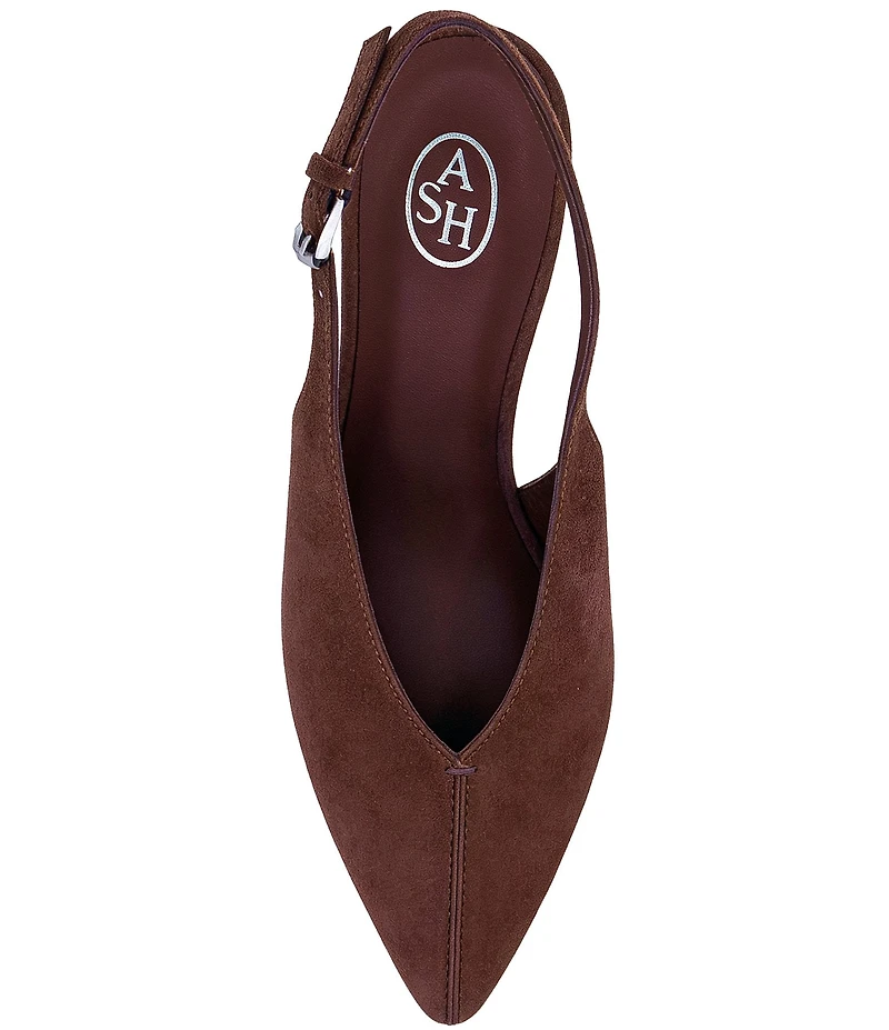 ASH Vera Suede Slingback Pumps
