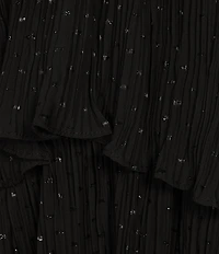 ASTR the Label Anora V Neck Long Sleeve Tiered Maxi Dress