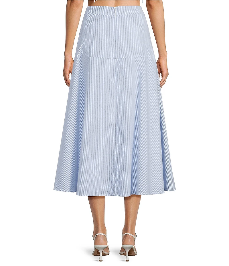 ASTR the Label Azura Stripe Print Coordinating Midi Skirt