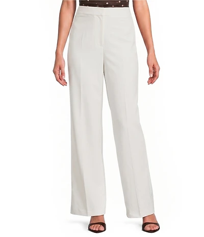 ASTR The Label Cleone High Rise Straight Leg Woven Trouser Pants