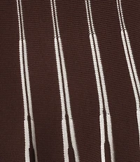 ASTR The Label Marlen Striped Square Neck Sleeveless Knit Midi Dress