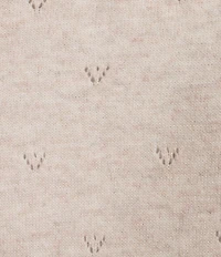 ASTR the Label Ovalia Scarf Neck Wool Blend Long Sleeve Pointelle Sweater