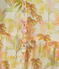 ASTR the Label Tazia Floral Print Sweetheart Neckline Sleeveless Mini Dress