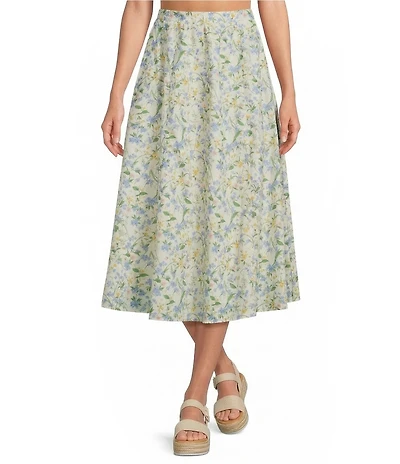 ASTR the Label Wylda Floral Print Coordinating Midi Skirt