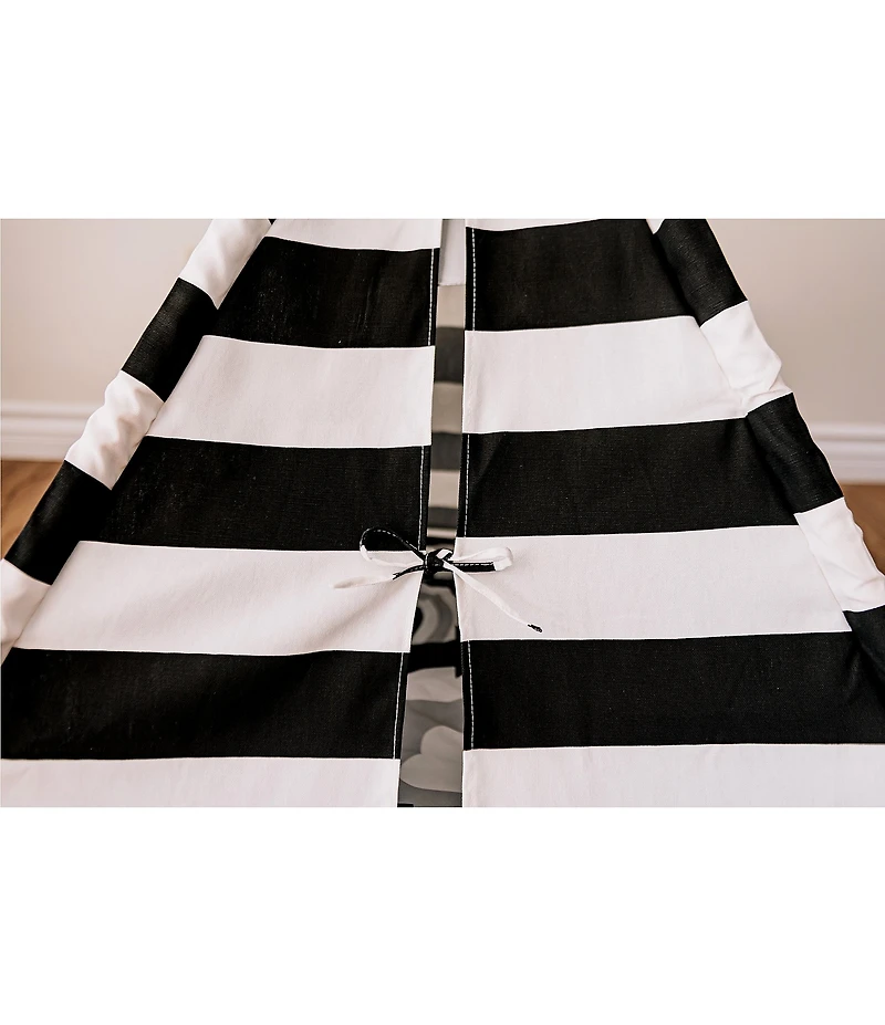 Wonder & Wise by Asweets ABC Striped Activity Teepee Play Tent