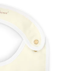 Atelier Choux Organic Cotton Zodiac Reversible Satin Bib