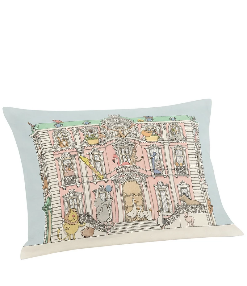 Atelier Choux Paris Monceau Mansion Print Decorative Nursery Pillow
