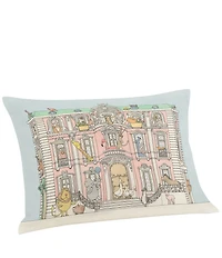 Atelier Choux Paris Monceau Mansion Print Decorative Nursery Pillow