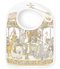 Atelier Choux Paris Organic Cotton Carousel Reversible Satin Bib