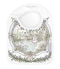 Atelier Choux Paris Organic Cotton Tapestry Reversible Satin Bib
