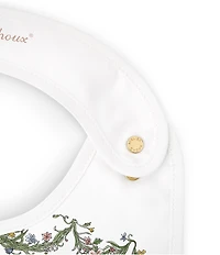 Atelier Choux Paris Organic Cotton Tapestry Reversible Satin Bib
