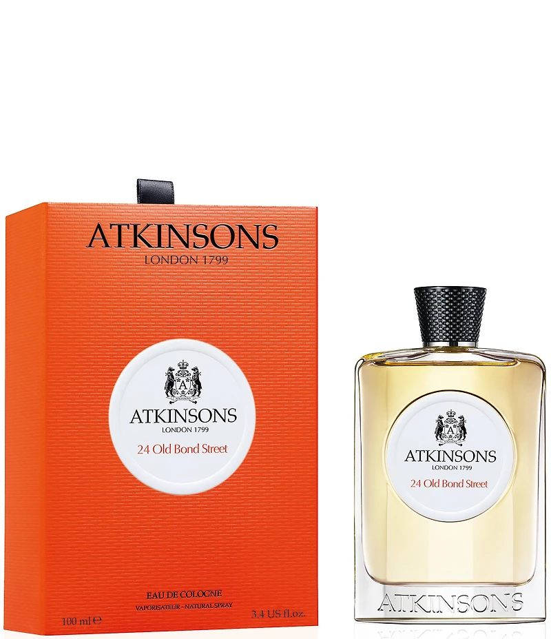 Atkinsons London 1799 24 Old Bond Street Eau de Cologne