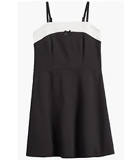 Ava & Yelly Big Girls Sleeveless Bow Front Sheath Dress