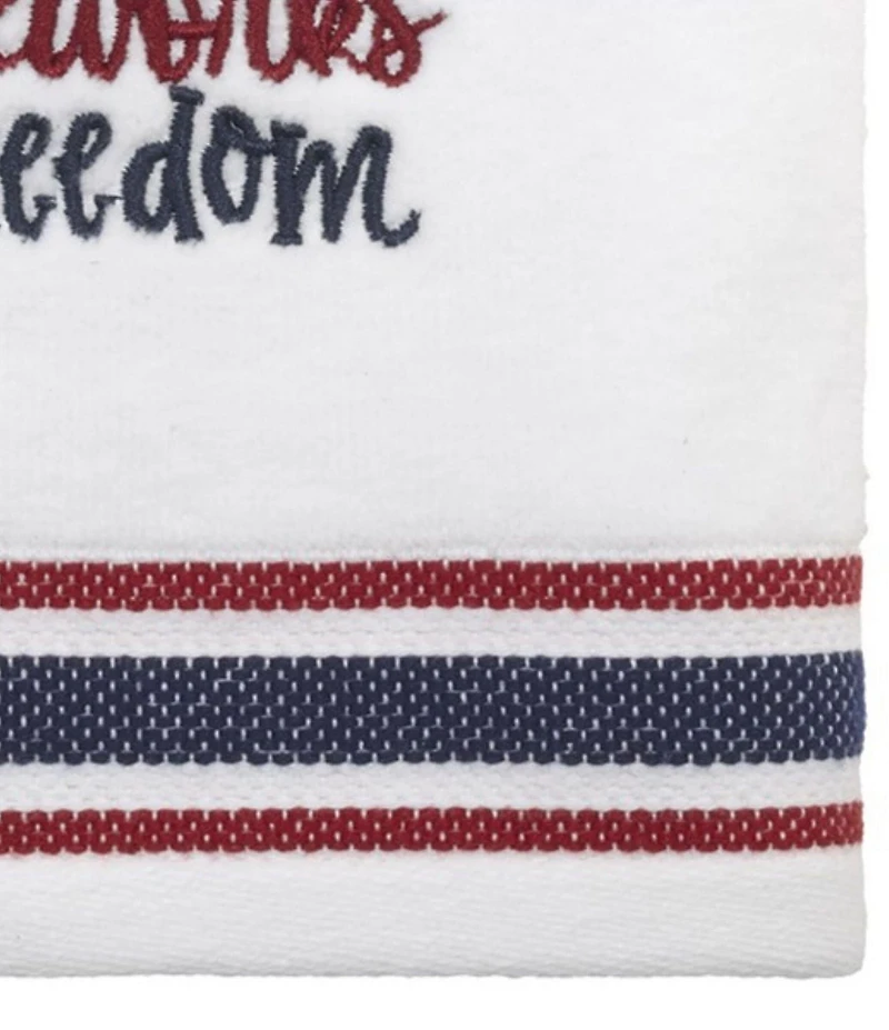 Avanti Linens Americana Flip Flop Flag Collection 2-Pack Hand Towel Set