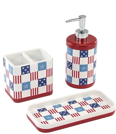 Avanti Linens Americana Heritage Collection 3-Piece Bath Accessory Vanity Set