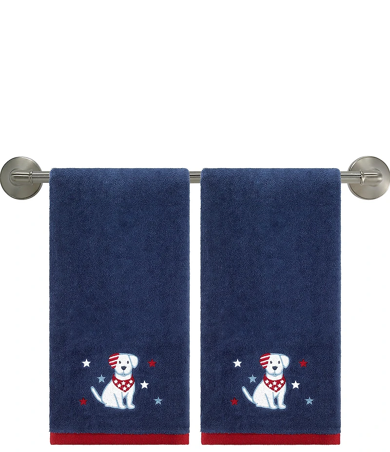 Avanti Linens Americana Paw-triot 2-Pack Hand Towel Set