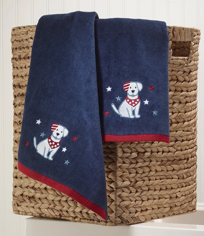 Avanti Linens Americana Paw-triot 2-Pack Hand Towel Set