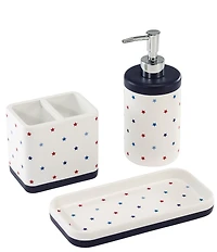 Avanti Linens Americana Stars Collection 3-Piece Bath Accessory Vanity Set