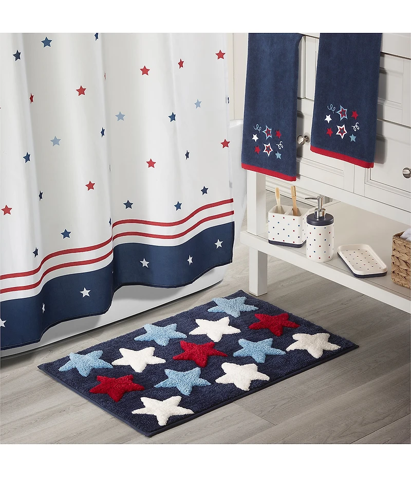 Avanti Linens Americana Stars Collection Tufted Bath Rug