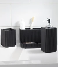 Avanti Linens Chelsea Ribbed 3-Piece Bath Accessory Set