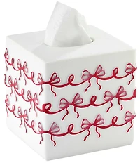 Avanti Linens Christmas Bows Tissue Box Cover